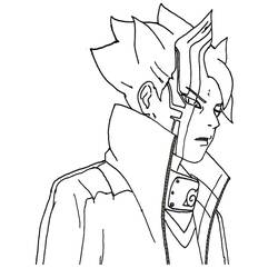 Desenhos para colorir: Boruto - Páginas para Colorir Imprimíveis Gratuitamente