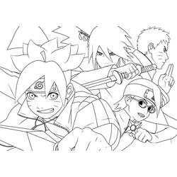 Página para colorir: Boruto (Anime e Mangá) #176111 - Páginas para Colorir Imprimíveis Gratuitamente