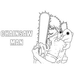 Desenho Chainsaw Man (Anime e Mangá) #182868 para imprimir e colorir