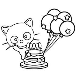 Página para colorir: Chococat (Anime e Mangá) #220248 - Páginas para Colorir Imprimíveis Gratuitamente