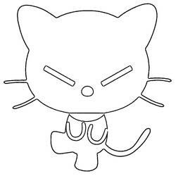 Página para colorir: Chococat (Anime e Mangá) #220256 - Páginas para Colorir Imprimíveis Gratuitamente