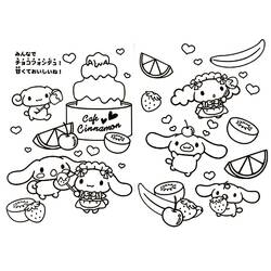 Desenho Cinnamoroll (Anime e Mangá) #212276 para imprimir e colorir