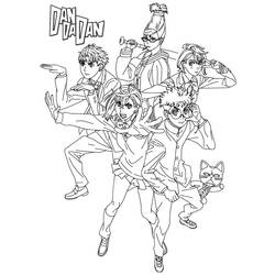Página para colorir: Dandadan (Anime e Mangá) #217992 - Páginas para Colorir Imprimíveis Gratuitamente