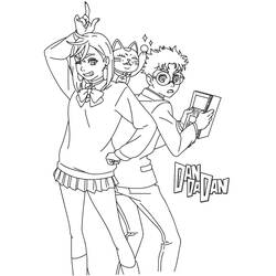 Página para colorir: Dandadan (Anime e Mangá) #217993 - Páginas para Colorir Imprimíveis Gratuitamente