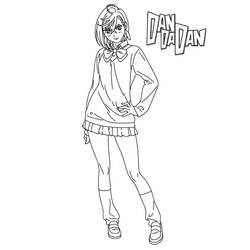 Desenhos para colorir: Dandadan - Páginas para Colorir Imprimíveis Gratuitamente