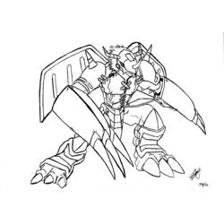 Desenhos para colorir: Digimon - Páginas para Colorir Imprimíveis Gratuitamente
