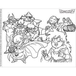 Página para colorir: Dragon Ball Z (Anime e Mangá) #38763 - Páginas para Colorir Imprimíveis Gratuitamente