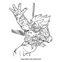 Página para colorir: Dragon Ball Z (Anime e Mangá) #38816 - Páginas para Colorir Imprimíveis Gratuitamente