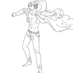 Página para colorir: Eren Yeager (Anime e Mangá) #191759 - Páginas para Colorir Imprimíveis Gratuitamente