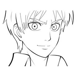 Página para colorir: Eren Yeager (Anime e Mangá) #191762 - Páginas para Colorir Imprimíveis Gratuitamente