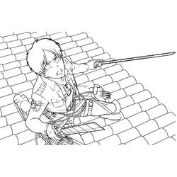 Página para colorir: Eren Yeager (Anime e Mangá) #191767 - Páginas para Colorir Imprimíveis Gratuitamente