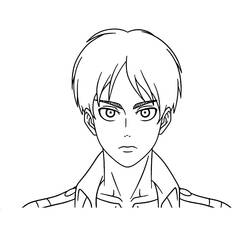 Página para colorir: Eren Yeager (Anime e Mangá) #191768 - Páginas para Colorir Imprimíveis Gratuitamente