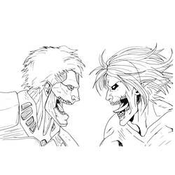 Desenhos para colorir: Eren Yeager - Páginas para Colorir Imprimíveis Gratuitamente