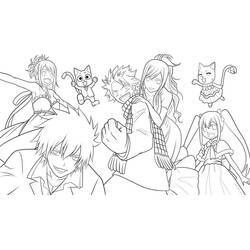 Desenho Fairy Tail (Anime e Mangá) #176082 para imprimir e colorir