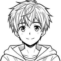 Ilustração de Garoto Manga (Anime e Mangá) #217954 para colorir gratuitamente