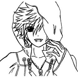 Desenho imprimível de Garoto Manga (Anime e Mangá) #217970 para pintar e colorir