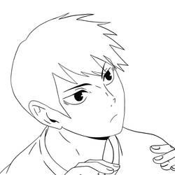 Desenho Garoto Manga (Anime e Mangá) #217973 para imprimir e colorir