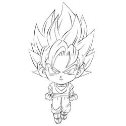 Página para colorir: Goku (Anime e Mangá) #201329 - Páginas para Colorir Imprimíveis Gratuitamente