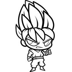 Página para colorir: Goku (Anime e Mangá) #201330 - Páginas para Colorir Imprimíveis Gratuitamente