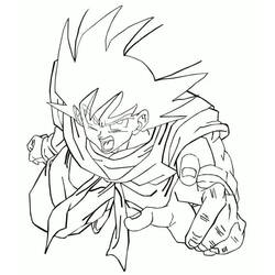 Desenho Goku (Anime e Mangá) #201333 para imprimir e colorir