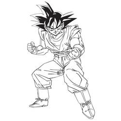 Desenho Goku (Anime e Mangá) #201335 para imprimir e colorir