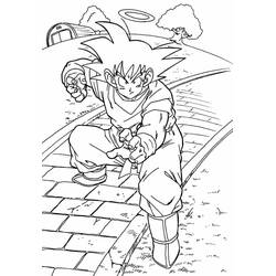 Desenho Goku (Anime e Mangá) #201336 para imprimir e colorir