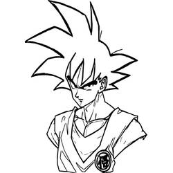 Desenho Goku (Anime e Mangá) #201337 para imprimir e colorir