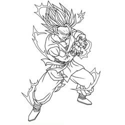 Desenhos para colorir: Goku - Páginas para Colorir Imprimíveis Gratuitamente
