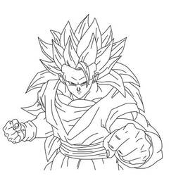 Página para colorir: Goku (Anime e Mangá) #201374 - Páginas para Colorir Imprimíveis Gratuitamente