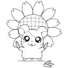 Desenho Hamtaro (Anime e Mangá) #39940 para imprimir e colorir