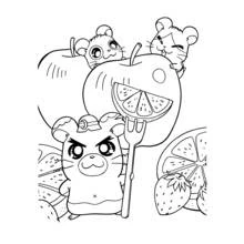 Desenho Hamtaro (Anime e Mangá) #39970 para imprimir e colorir