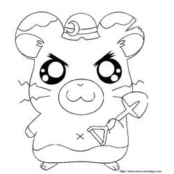 Desenho Hamtaro (Anime e Mangá) #39983 para imprimir e colorir