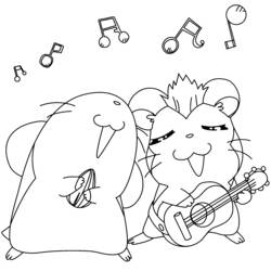 Página para colorir: Hamtaro (Anime e Mangá) #40028 - Páginas para Colorir Imprimíveis Gratuitamente