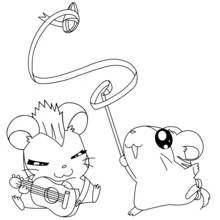 Desenho Hamtaro (Anime e Mangá) #40123 para imprimir e colorir