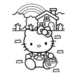 Página para colorir: Hello Kitty (Anime e Mangá) #36741 - Páginas para Colorir Imprimíveis Gratuitamente