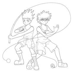 Desenho Hunter x Hunter (Anime e Mangá) #201138 para imprimir e colorir