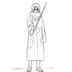 Desenho Itachi (Anime e Mangá) #172608 para imprimir e colorir
