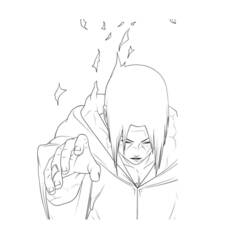 Desenho Itachi (Anime e Mangá) #172612 para imprimir e colorir