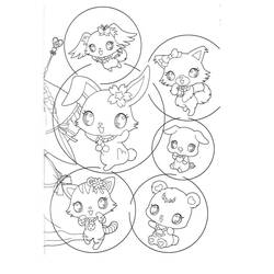 Desenho Jewelpet (Anime e Mangá) #195873 para imprimir e colorir