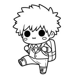 Desenhos para colorir: Katsuki Bakugo - Páginas para Colorir Imprimíveis Gratuitamente