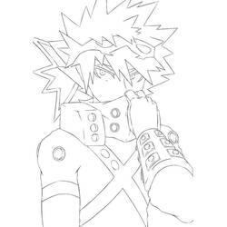 Página para colorir: Katsuki Bakugo (Anime e Mangá) #217099 - Páginas para Colorir Imprimíveis Gratuitamente