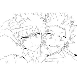 Página para colorir: Katsuki Bakugo (Anime e Mangá) #217101 - Páginas para Colorir Imprimíveis Gratuitamente