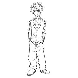 Página para colorir: Katsuki Bakugo (Anime e Mangá) #217104 - Páginas para Colorir Imprimíveis Gratuitamente