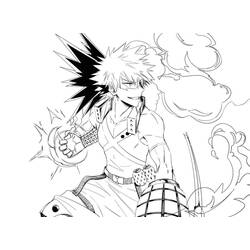 Página para colorir: Katsuki Bakugo (Anime e Mangá) #217106 - Páginas para Colorir Imprimíveis Gratuitamente