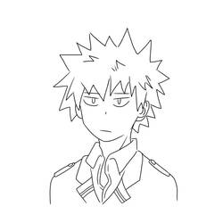 Página para colorir: Katsuki Bakugo (Anime e Mangá) #217107 - Páginas para Colorir Imprimíveis Gratuitamente