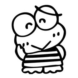 Desenhos para colorir: Keroppi - Páginas para Colorir Imprimíveis Gratuitamente