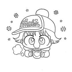 Página para colorir: Kocchi Muite Miiko (Anime e Mangá) #219934 - Páginas para Colorir Imprimíveis Gratuitamente