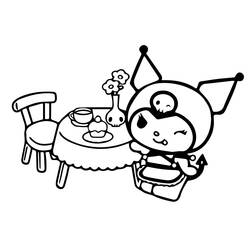 Desenhos para colorir: Kuromi - Páginas para Colorir Imprimíveis Gratuitamente