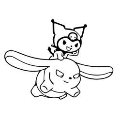 Página para colorir: Kuromi (Anime e Mangá) #219559 - Páginas para Colorir Imprimíveis Gratuitamente