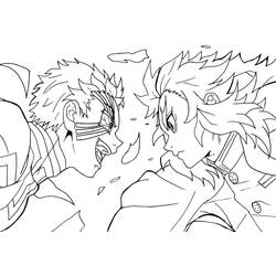 Página para colorir: Kyojuro Rengoku (Anime e Mangá) #220438 - Páginas para Colorir Imprimíveis Gratuitamente